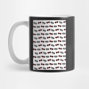 Cats sunglasses pattern, Cats print, Pattern, Funny print, Funny art, Modern art, Wall art, Print, Minimalistic, Modern, Humor Mug